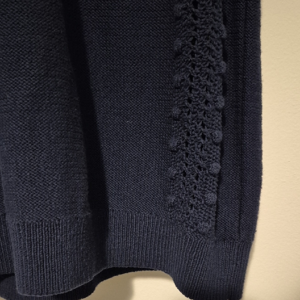 LOFT Dark Blue Knit Short Sleeve Top - Picture 6 of 9